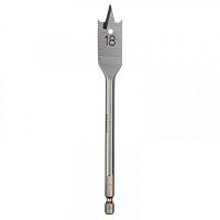 Сверло перовое по дереву 18мм (шестигранный хвостовик) Kranz KR-91-0666  картинка